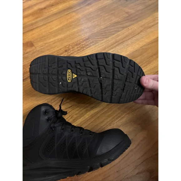 EUC Women's KEEN Utility Composite Toe Metal Free Metguard Mid Work Shoe 1027109 - Picture 6 of 10